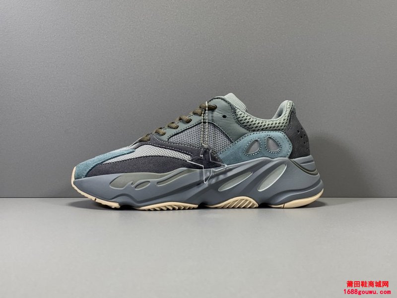 青蓝 Adidas Yeezy 700 TEABLU，