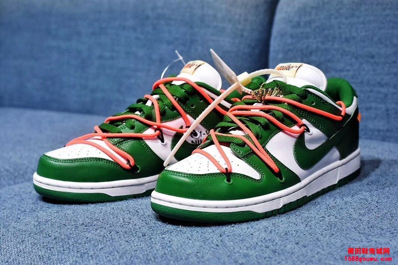 耐克 绿白 Off-White x NK Dunk Low 联名