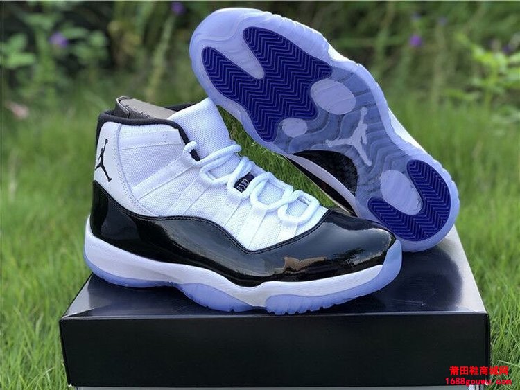 Air Jordan 11 “Concord” AJ11 康扣 黑白 高帮 18年 378037-100