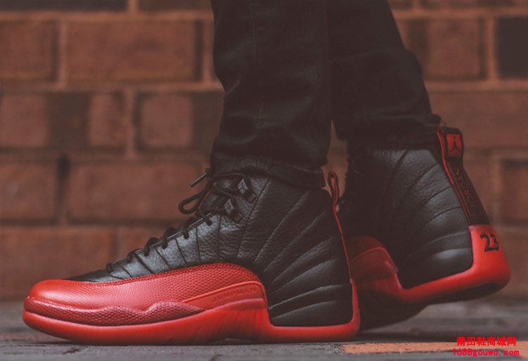 Air Jordan 12 Flu Game AJ12 黑红